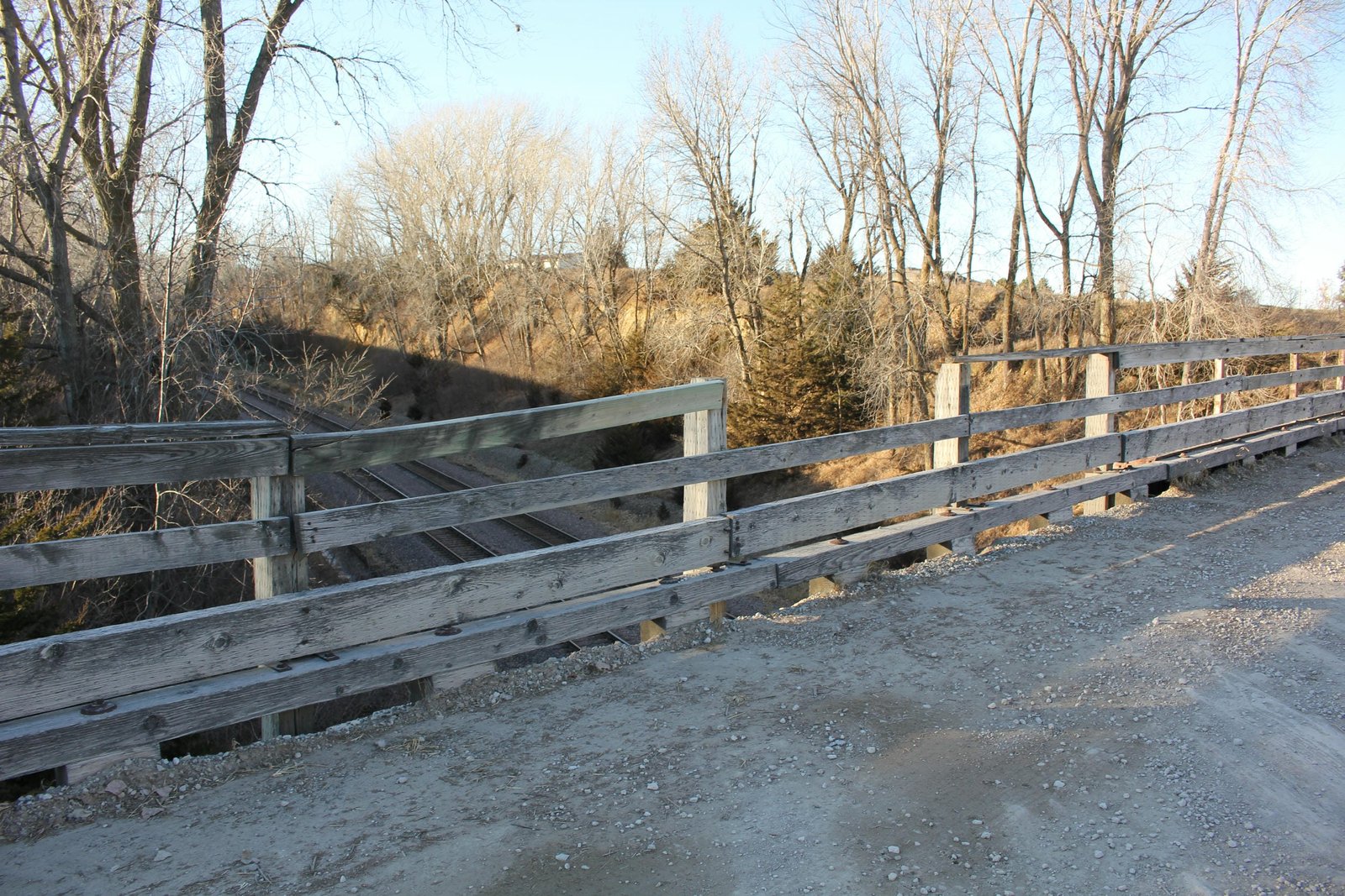 Broken railing